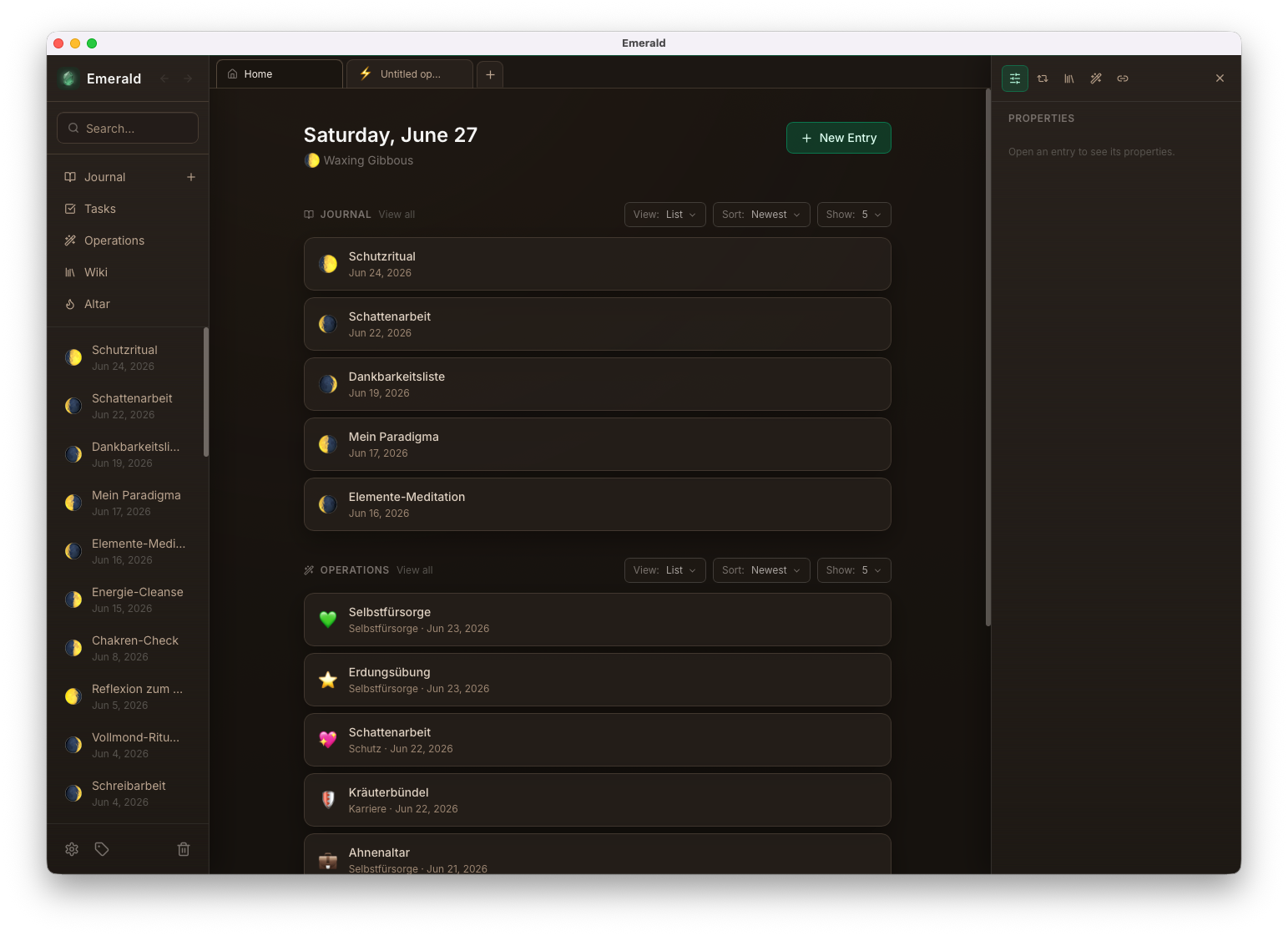 Emerald Dark Theme